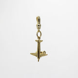 Elizabeth Vintage 14 Karat Gold Vermeille Plane Charm