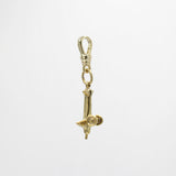 Elizabeth Vintage 14 Karat Gold Vermeille Plane Charm