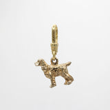 Elizabeth Vintage Irish Setter Dog 14 Karat Gold Vermeil Charm