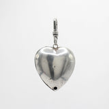 Vintage 80s Sterling Puffy Heart Charm