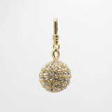 Vintage Crystal Embellished Orb Charm