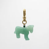 Vintage Carved Jadeite Pony Charm