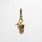 Antique Mechanical Yellow Gold Typewriter Charm