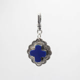 Vintage Southwestern Lapis Lazuli Cross Charm