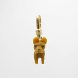 Vintage Caramel Celluloid Scottie Dog Charm