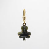 Antique Connemara Irish Shamrock Charm