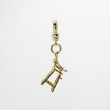 Vintage 1950's Gold Vermeil Mechanical Highchair Charm