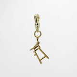 Vintage 1950's Gold Vermeil Mechanical Highchair Charm