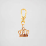 Elizabeth Vintage Gold Vermeille Crystal Crown Charm