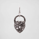 Elizabeth Antiqued Medium Nina Heart Charm