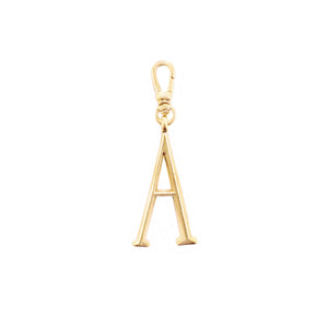 Gold Lula - Vintage Edged Initial Charm