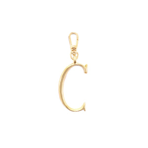 Gold Lula - Vintage Edged Initial Charm