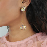 Archival Lulu Aurora Borealis Glass Crystal Dream Drop Earring