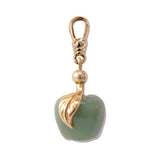 Frost Fine Green Jade Apple Charm