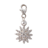 Frost Fine White Sapphire Stella Star Charm