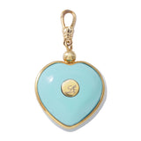 Frost Fine Sapphire & Turquoise Candy Heart Charm