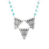 Triple Satellite Crystal Necklace