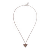 Odeon Petite Pyramid Pendant Necklace